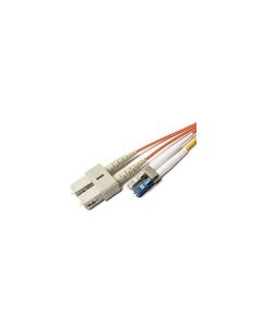 FiberCablesDirect - 1M LC SC Mode Conditioning Fiber Patch Cable | LC Mode-Conditioning Singlemode to SC OM1 Multimode 1 Meter (3.28ft) | Length Options: 1M-15M | mc smf mmf Patch sm to mm mcfp lc-sc