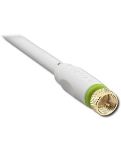 Dynex DX-AV083W - RF cable - F connector (M) - F connector (M) - 25 ft - double shielded coaxial
