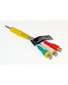 OEM Samsung Audio Video AV Cable Adapter Supplied with UN40MU6290F, UN40MU6290FXZA, UN55MU6500F, UN55MU6500FXZA