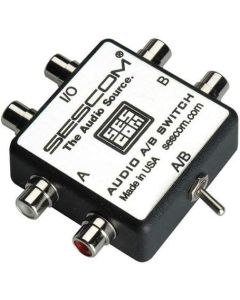 Sescom SES-AUDIO-AB RCA Stereo Audio MP3 FLAC WMA A/B Switch