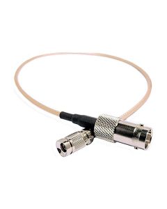 Pro Video Accessories 1 Foot BNC Female to DIN 1.0/2.3 RG-179 Cable