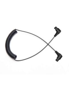 DIVTEK Fiber Optic Cable Flash Link Optical Connection Fuse Sea Underwater Diving Photography Fiber 217 Cores Optic Coiled Cord (1.5M)
