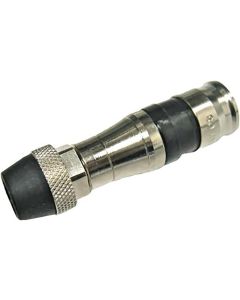 PPC RG11 Coax Compression Connectors Qty of 25: EX11N716WS with AquaTight Seal for Quad Shield, PE, and PVC Jacket Coaxial Series Cable