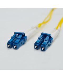 FiberCablesDirect - 2M OS2 LC SC Fiber Patch Electronic Cable | 10Gb Duplex 9/125 LC to SC Singlemode Jumper 2 Meter (6.56ft) | 1gb 10gb smf dup sfp 10gbase lr lx Yellow ofnr for Personal Computer