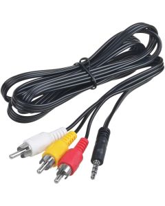 ABLEGRID 5ft AV A/V TV Video Cable/Cord/Lead for Panasonic Camcorder NV PV-GS22 PV-GS21/P/K/S