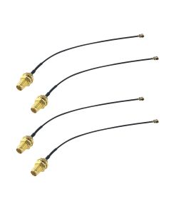 Antrader 4pcs WiFi Antenna Extension Cable,4 Inch Length IPEX U.fl Extension Cable