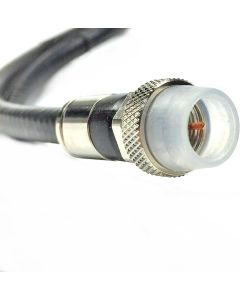 PHAT SATELLITE 65ft IN-WALL BLACK QUAD SHIELD RG6 CABLE 18AWG 3Ghz 75 Ohm HD Antenna Internet DirecTV Satellite Approve WEATHER SEAL BRASS CONNECTORS UL ETL CL2 CUT TO ORDER ASSEMBLED IN USA