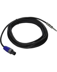 Conquest Sound N2Q16 25 25-Foot 2 Pole Speakon to 1/4-Inch, 16 Gauge 2 Conductor Wire, Neutrik NL2FX Speakon and Neutrik 1/4-Inch Male. Built in America