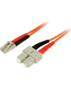 StarTech.com 10-Meter Multimode 50/125 Duplex Fiber Patch Cable LC - SC (50FIBLCSC10)