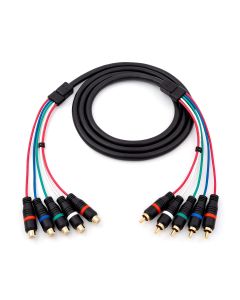 HD Retrovision YPbPr Component Video Female-to-Male RCA Extension Cable
