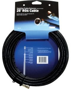 Terk Indoor/Outdoor TRG25 Burial Grade Coaxial Cable - 25ft (Discontinued by Manufacturer)